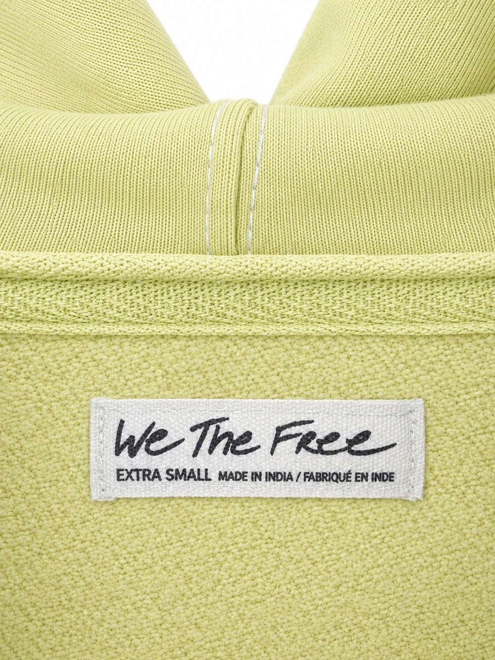 We The Free "Made" Floral Embroidered Hoodie XS Oversized Boho Sweatshirt FP - Picture 7 of 13